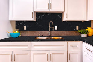 Image Title Nice, shiny, comfortable  and modern kitchen design by our company. We can design, fabricate and install your dreams kitchen.