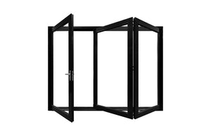 Image Title Vinyl black Multiple Folding Doors