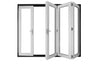 Multiple Folding Doors Vinyl White - Multiple Folding Doors