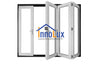 Multiple Folding Doors Vinyl White Multiple Folding Doors