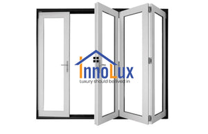 Vinyl White Multiple Folding Doors