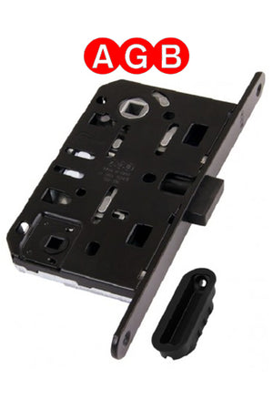 Image Title AGB black magnet locks (Italy). The magnet locks vs regular locks: magnet locks' life time is 2 times longer, silently closes, new innovative technology, and doesn't hit the door frame.