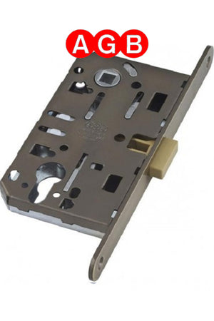 Image Title AGB bronze magnet locks (Italy) under the cylinder