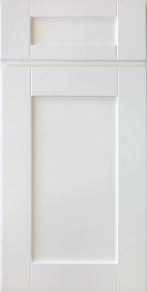 Image Title CRS White Sheiker Solid Wood Styles Kitchen Cabinets