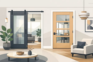 Interior Doors With Glass Inserts for Modern Homes