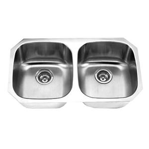 8247A – 50/50 Undermount Sink. DIMENSIONS	32.38 x 18.13 x 9 in Material	Undermount Sink Thickness	18GA Outside Size	32-1/4″ x 18-1/2″ x 9″ Inside Size	14-1/2″ x 16-1/2″x 9″