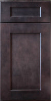 CRS Dark Grey Solid Wood Styles Kitchen Cabinets